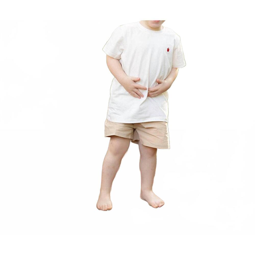 NEW THE OAKS APPAREL athletic waistband shorts in tan
